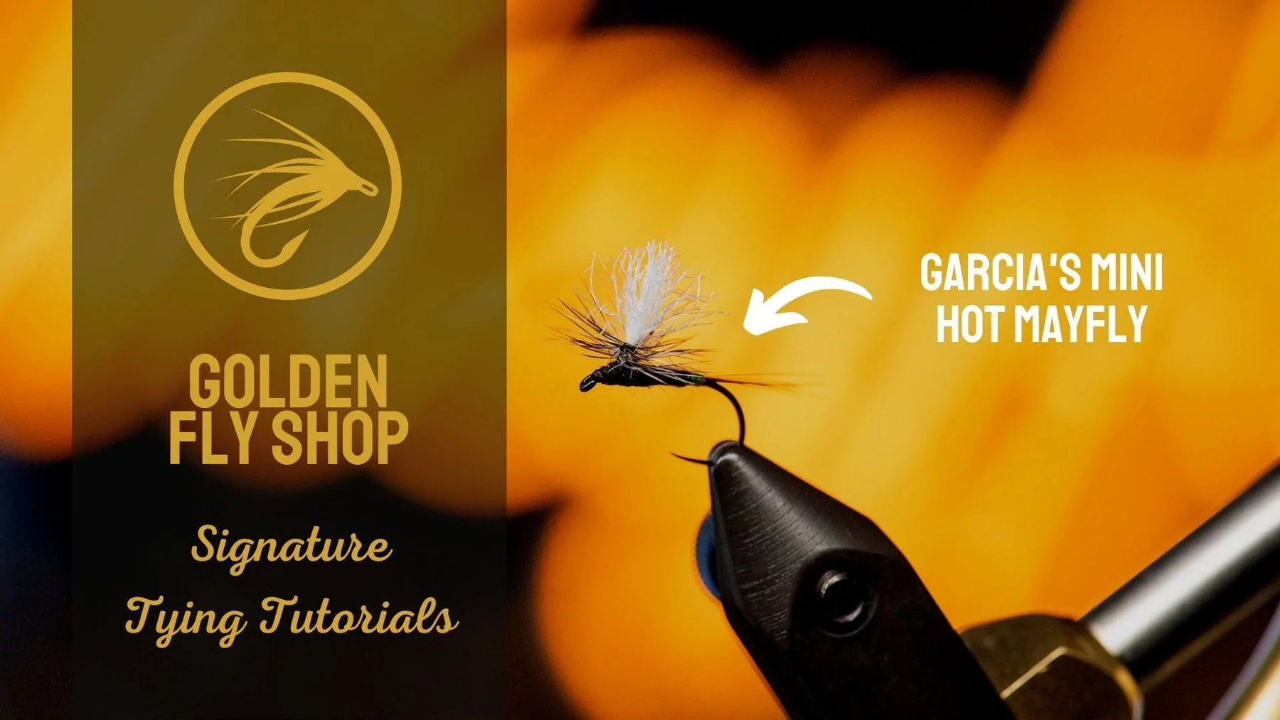 Greg Garcia is in the house Tying the Mini Hot Mayfly! - Golden Fly Shop