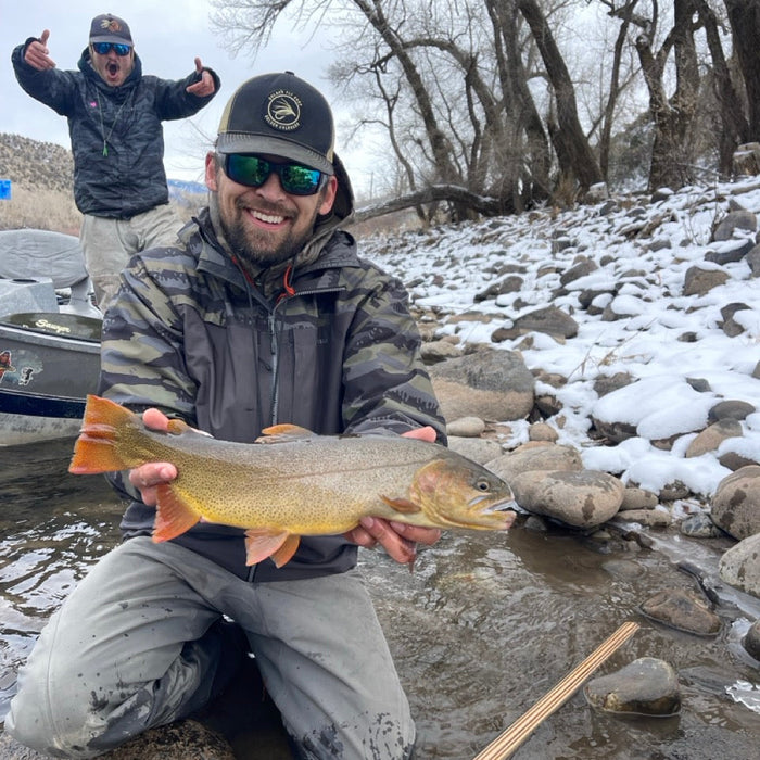 Sean and Kevin psyched about catching trout