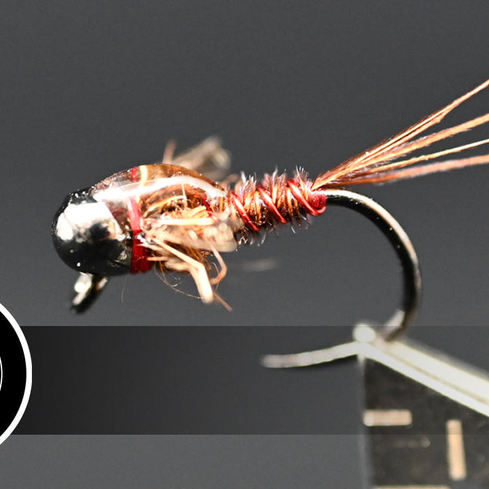 Red PT Jig - Fly Tying Tutorial - Pheasant Tail Variation