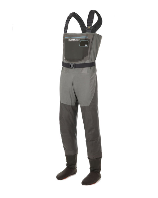 ONEWES 4-Layer Waterproof Breathable Fly Fishing Waders with Neoprene  Stockingfoot Mens Durable Chest Wader-3XL