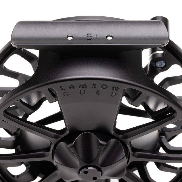 Lamson Guru S 5+ Fly Reel Blackout