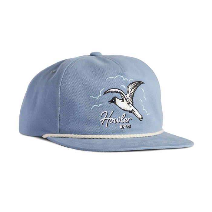 Howler Brothers Unstructured Snapback Hat Seagulls Slate