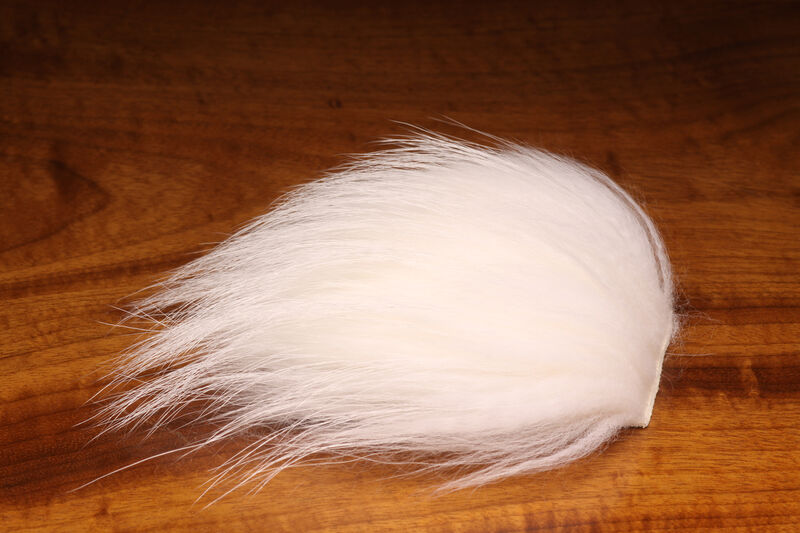 Hareline Finnish Raccoon Fur Piece - White