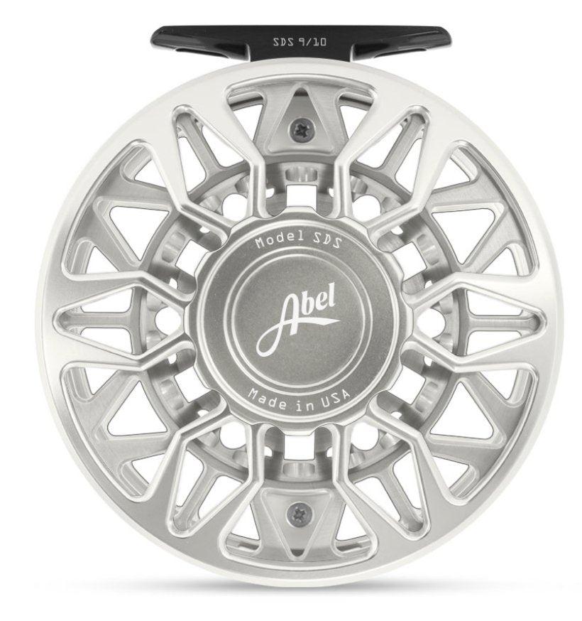 Abel SDS 9/10 Black Solid w/ Platinum Drag Knob & Platinum Handle