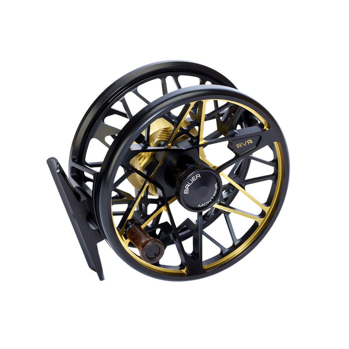 Bauer RVR 4/5 Fly Reel - Black/Gold