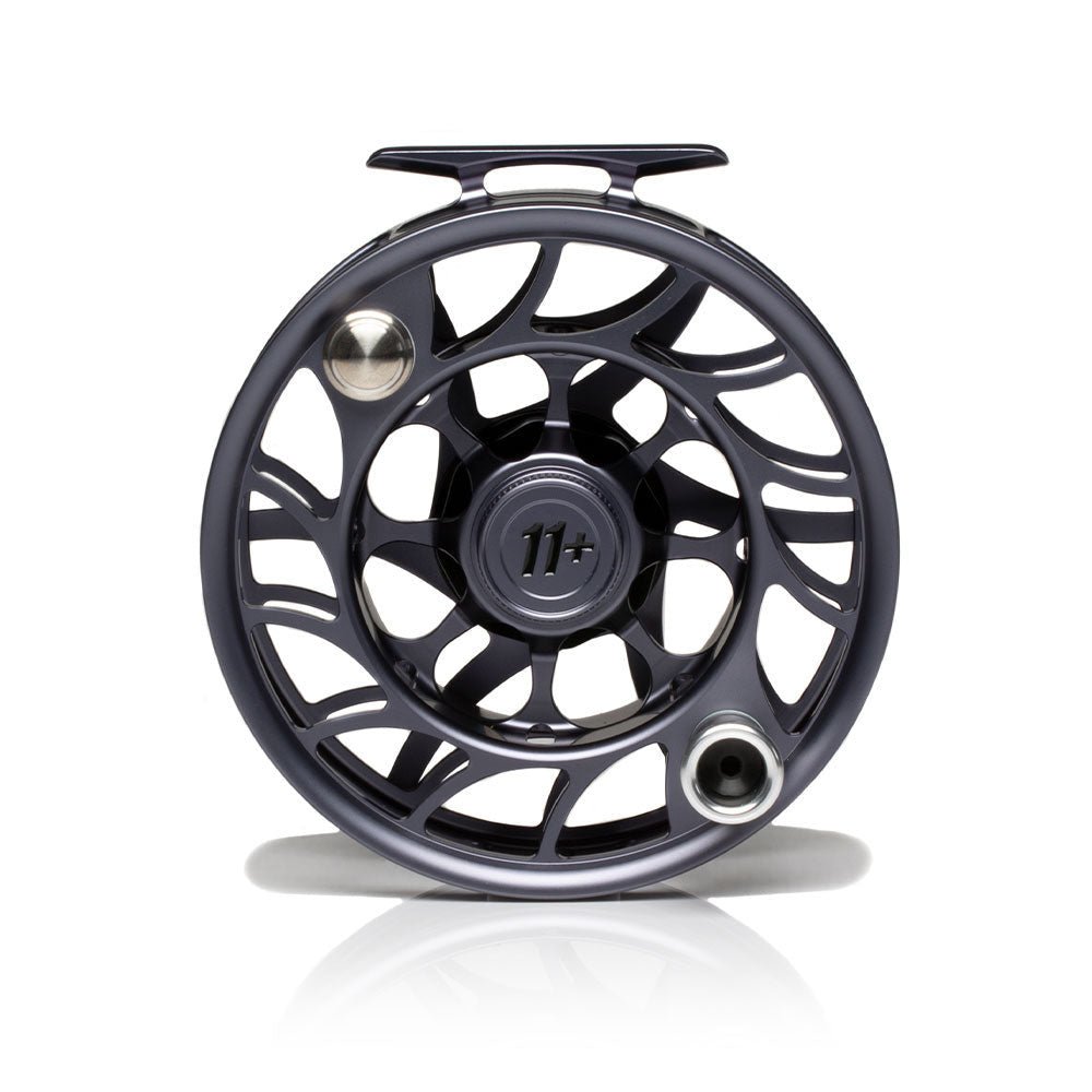 Hatch Iconic 11 Plus Large Arbor Fly Reel - Grey/Black