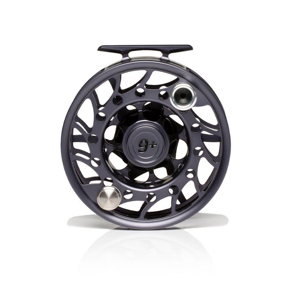 Hatch Iconic 9 Plus Mid Arbor Fly Reel - Grey/Black